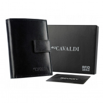 Peňaženka Cavaldi 0104L-P-BS RFID - čierna